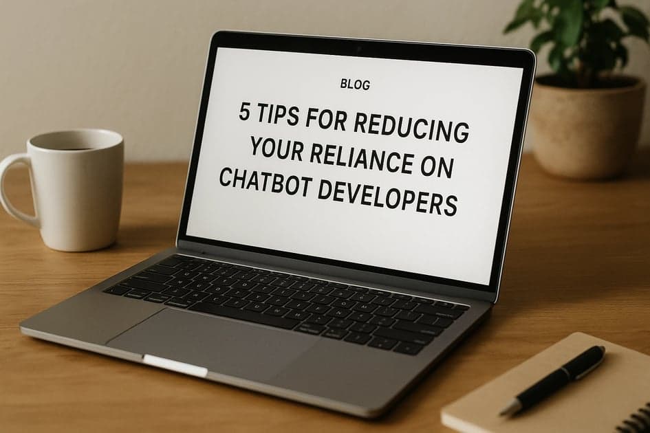 5 tips for reducing your reliance on chatbot developers