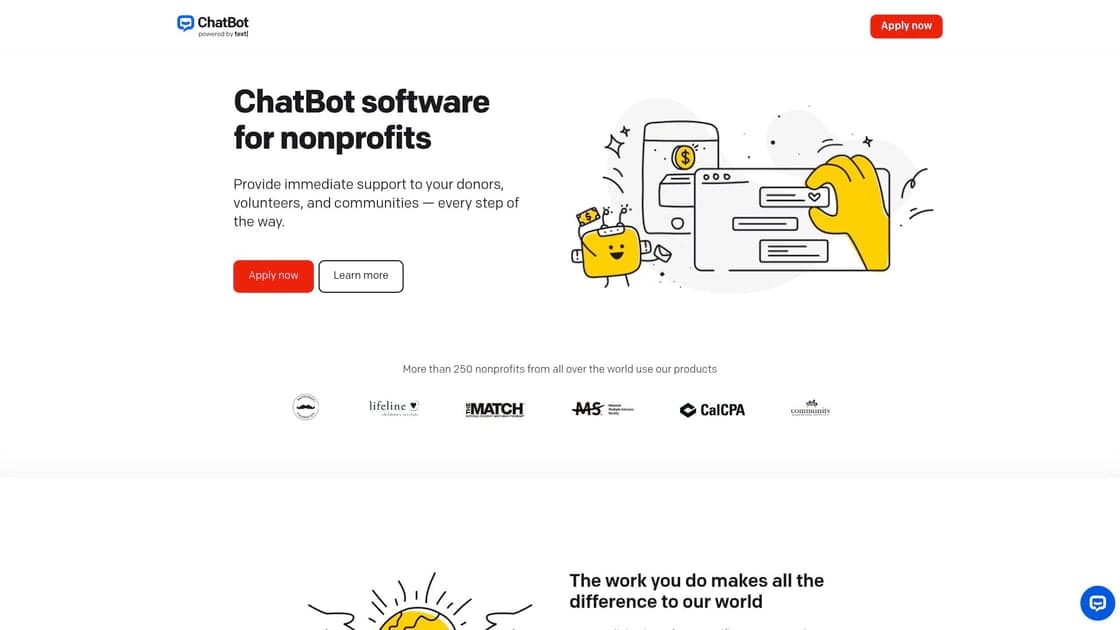 Nonprofit chatbot solutions
