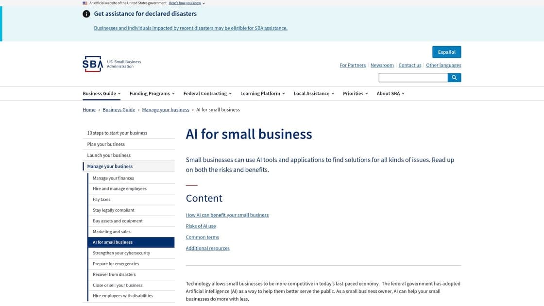 AI for Small Business
